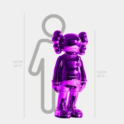 Lucify Seek 135cm Purple Resin Indoor Sculpture