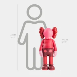Lucify Seek 100cm Red Resin Indoor Sculpture