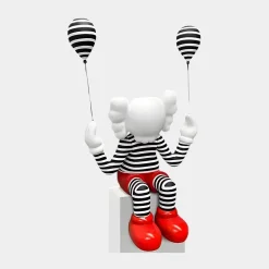 Lucify Up 70cm Red Resin Indoor Sculpture