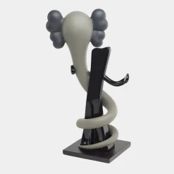 Lucify Viper 176cm Grey Resin Indoor Sculpture