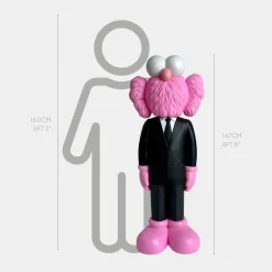 Lucify Vogue 147cm Black Resin Indoor Sculpture