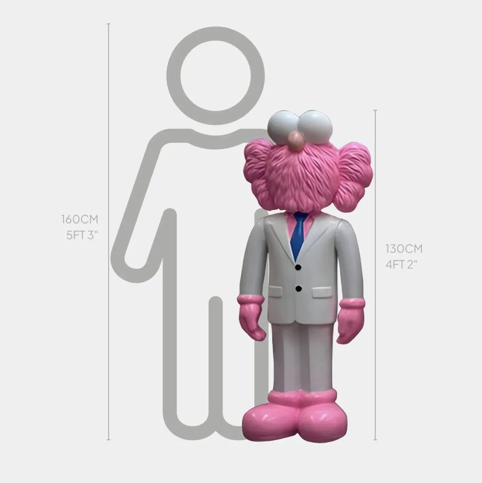 Lucify Vogue 130cm Grey Resin Indoor Sculpture