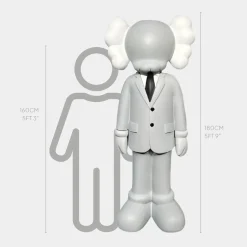 Lucify Vogue 180cm Grey Resin Indoor Sculpture