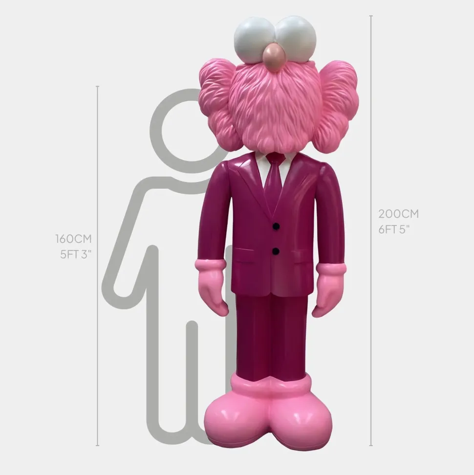 Lucify Vogue 200cm Magenta Resin Indoor Sculpture