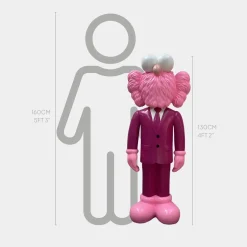 Lucify Vogue 130cm Magenta Resin Indoor Sculpture