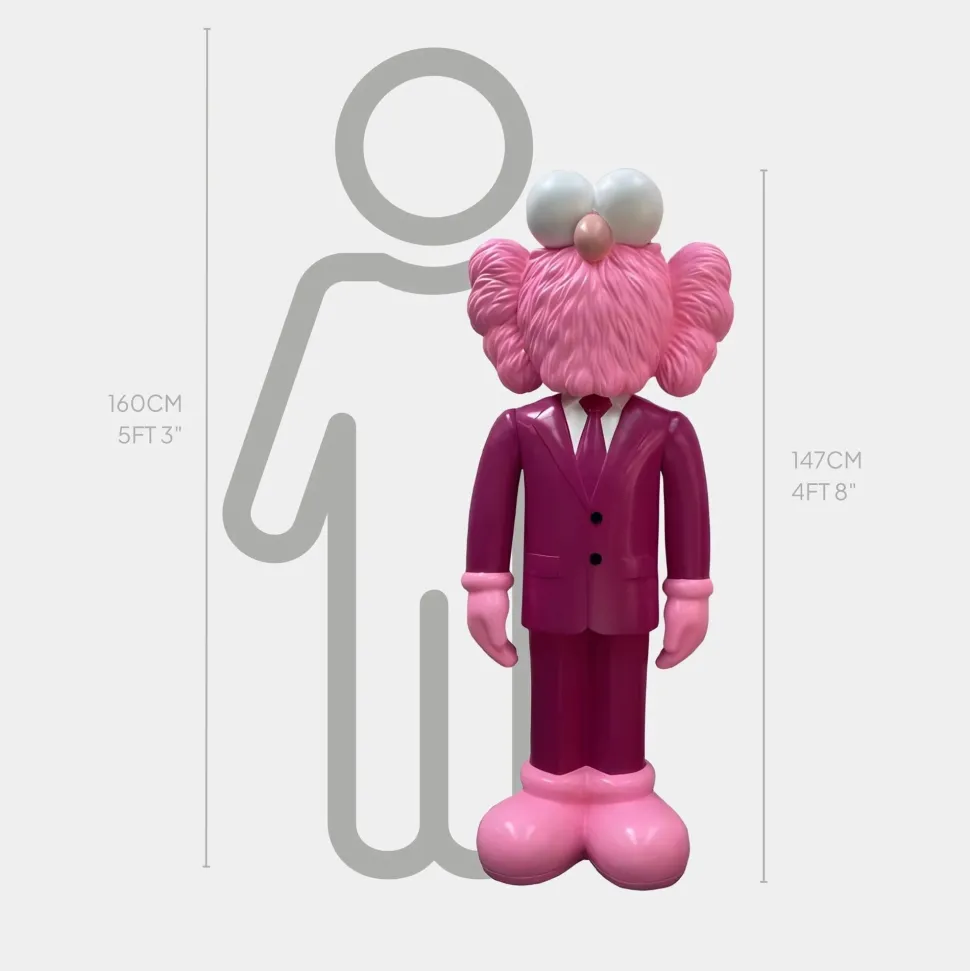 Lucify Vogue 147cm Magenta Resin Indoor Sculpture