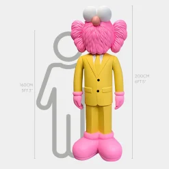 Lucify Vogue 200cm Yellow Resin Indoor Sculpture