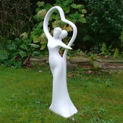 Modern Romance 80cm Marble Resin Garden Statue