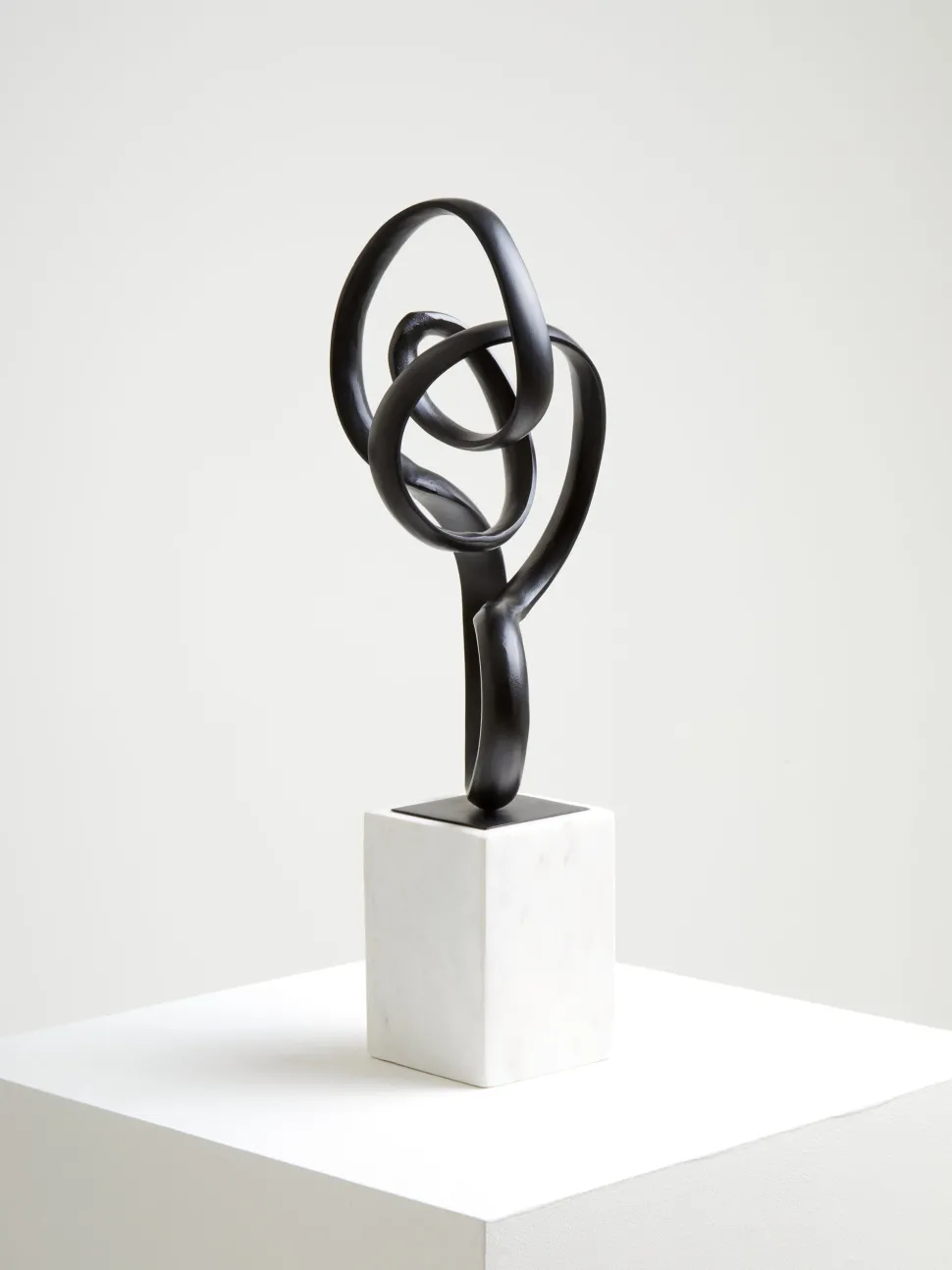 Mystical Grace 60cm Black Metal Indoor Sculpture
