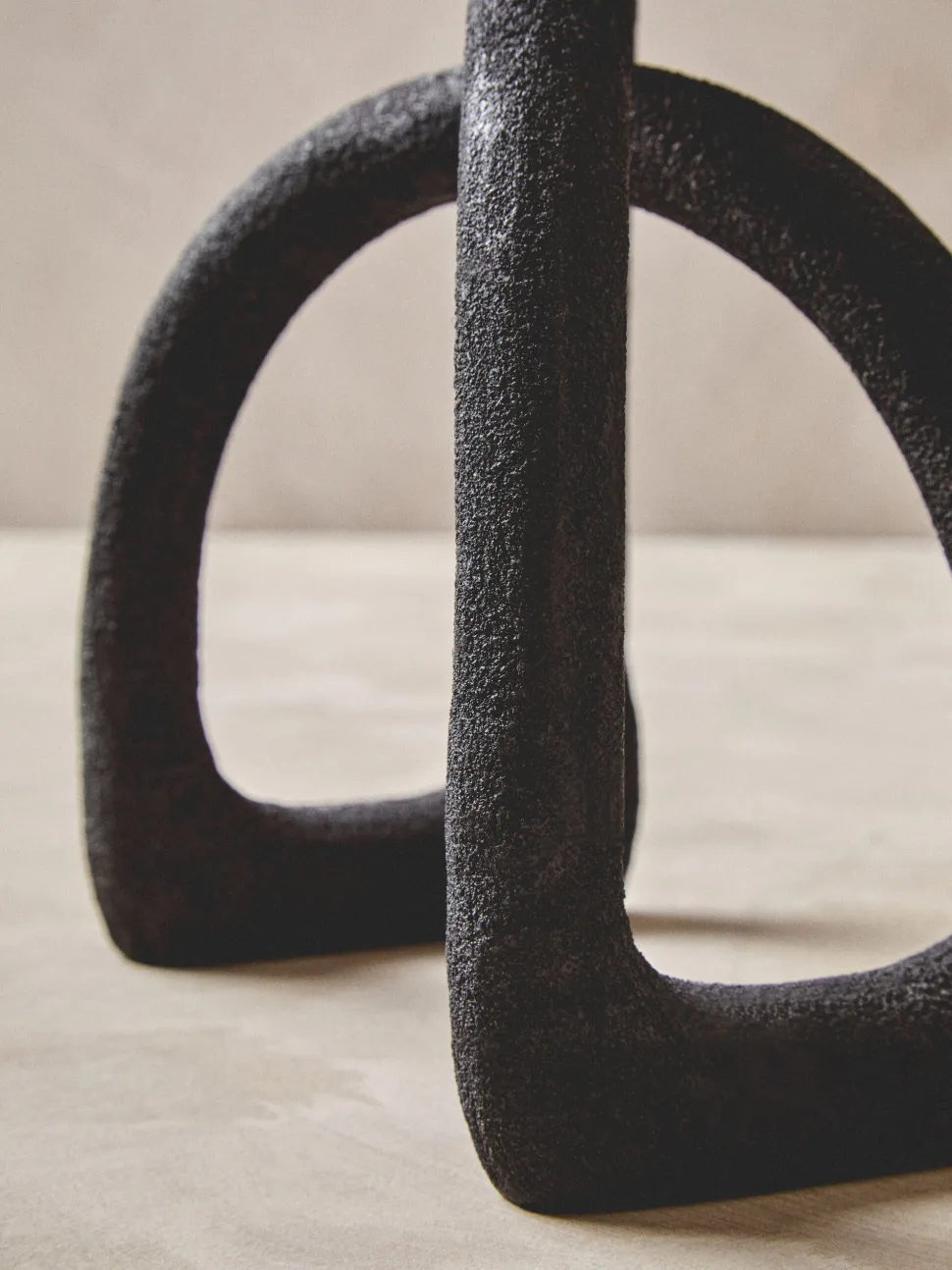Nightfall 21cm Black Metal Indoor Sculpture