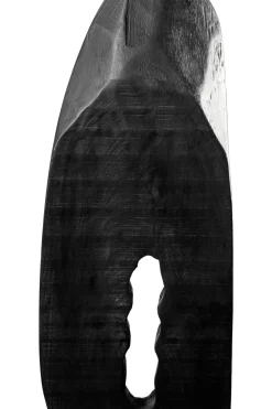 Obsidian Essence 70cm Black Wood Indoor Sculpture
