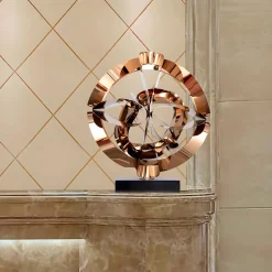Orbital Chaos 65cm Copper Metal Indoor Sculpture
