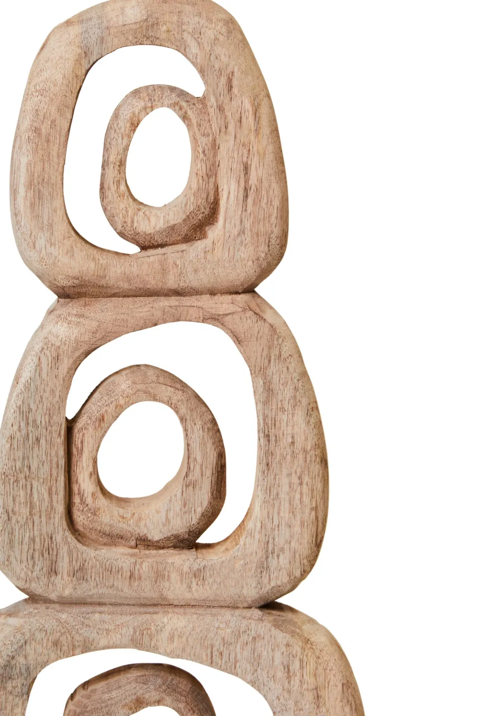 Orbital Elegance 57cm Wood Indoor Sculpture