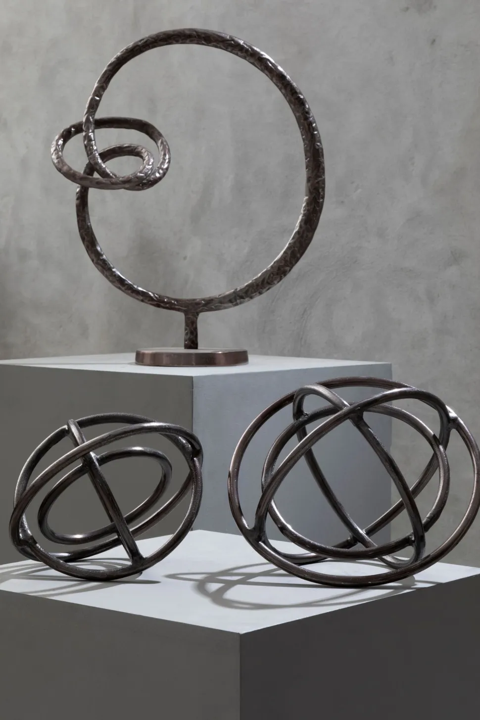 Orbitus 52cm Bronze Metal Indoor Sculpture