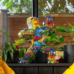 Polygon Gorilla 50cm Pop Art Resin Indoor Sculpture
