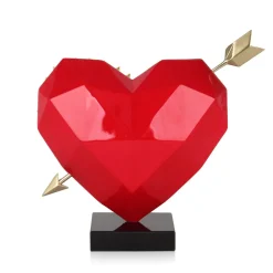 Polygon Pure Love 36cm Resin Indoor Sculpture