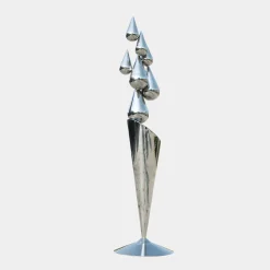 Raindrop Dream 215cm Silver Metal Garden Sculpture