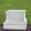 Regal 53cm Marble Resin Garden Pedestal