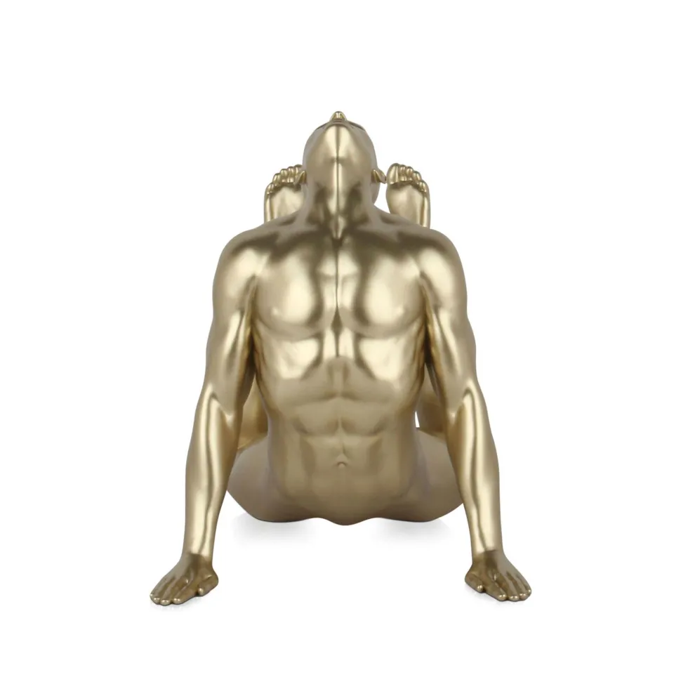 Rising Core 24cm Gold Resin Indoor Sculpture