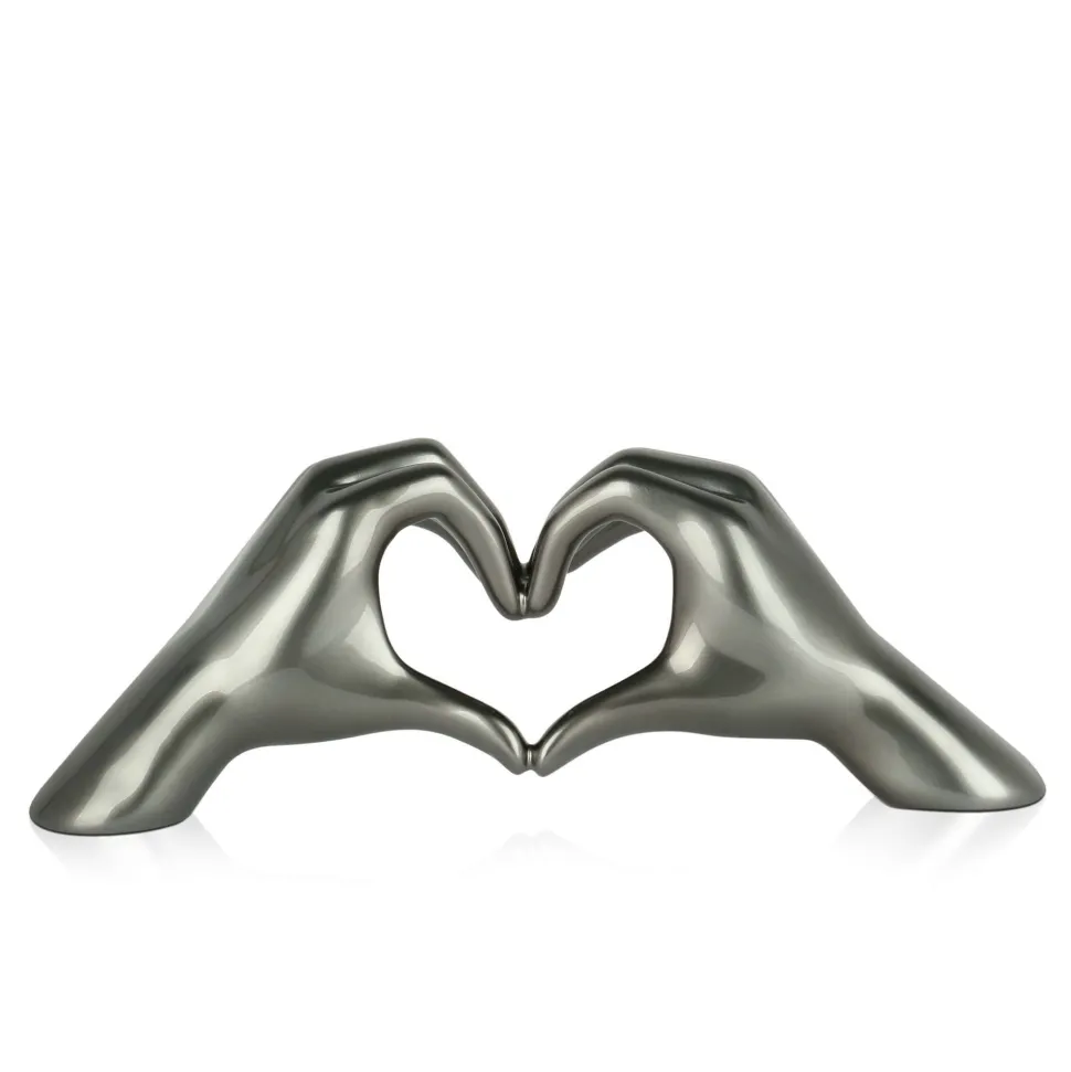 Sacred Love 15cm Anthracite Resin Indoor Sculpture