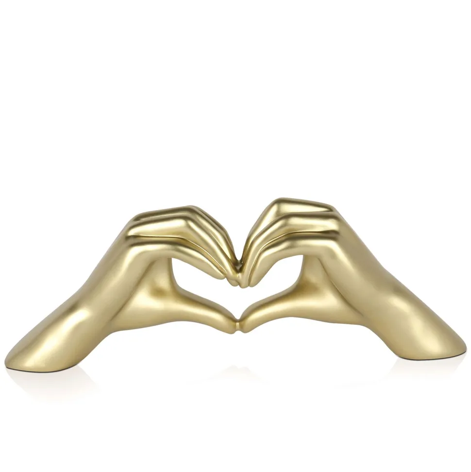 Sacred Love 15cm Gold Resin Indoor Sculpture