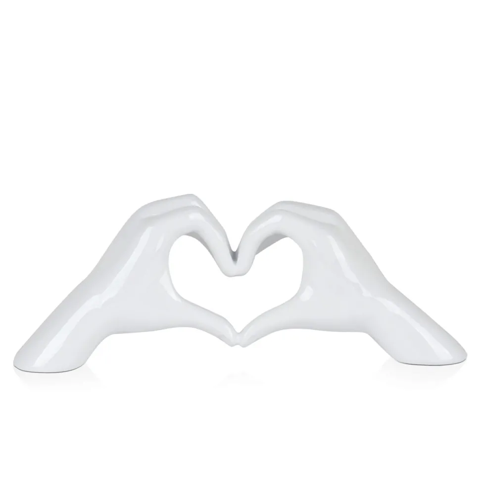 Sacred Love 15cm White Resin Indoor Sculpture