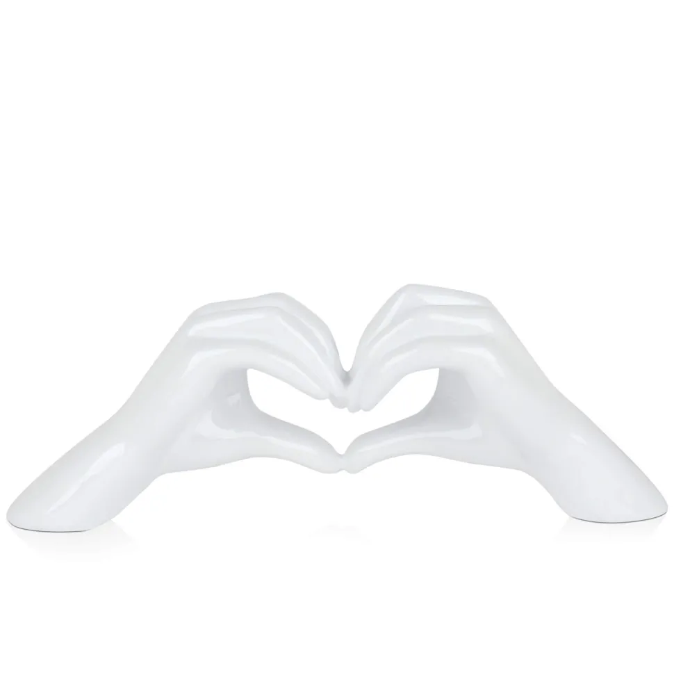 Sacred Love 15cm White Resin Indoor Sculpture