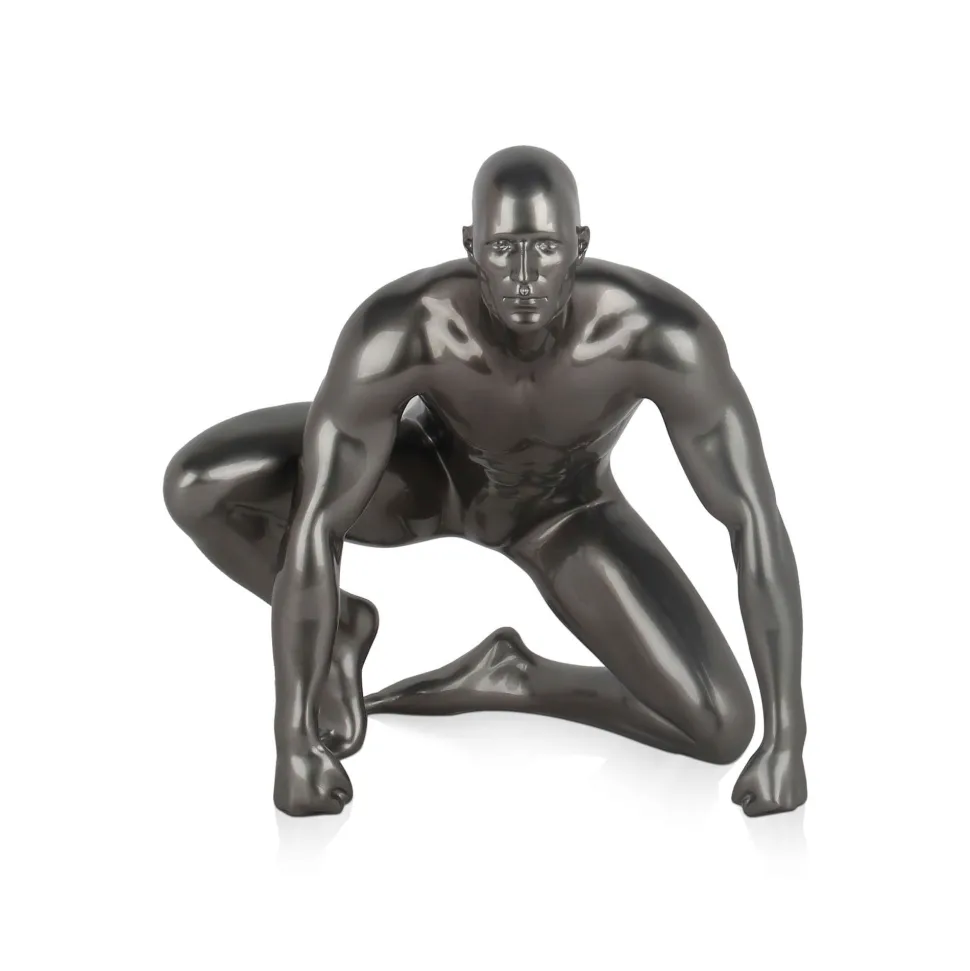 Shadow Protector 24cm Anthracite Resin Indoor Sculpture