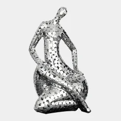 Silent Soul 81cm Silver Metal Indoor Sculpture