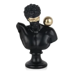 Stealth Titan 35cm Black Resin Indoor Sculpture
