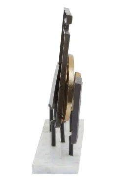 Symbolic 34cm Metal Indoor Sculpture