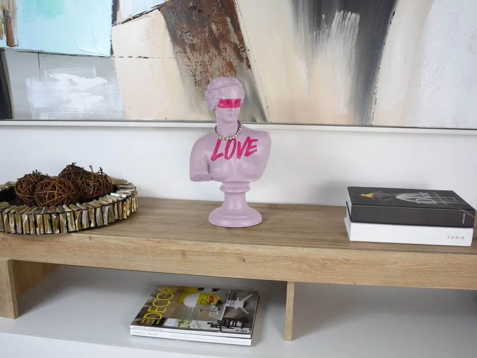 Venus Love 35cm Pink Resin Indoor Sculpture