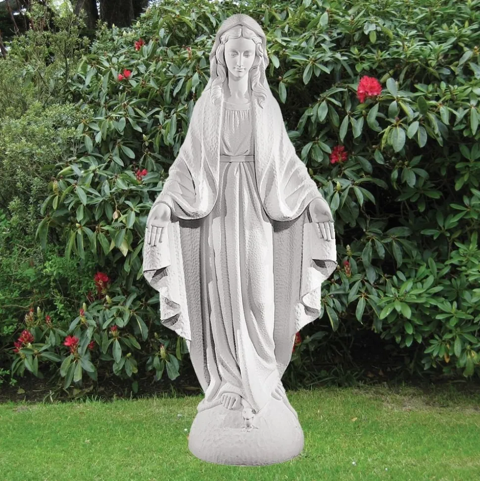 Virgin Mary 117cm Marble Resin Garden Statue