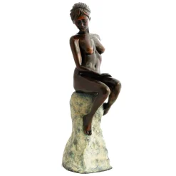 Warmth of the Sun Figurine Bronze Indoor Sculpture